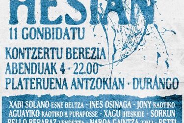 HESIAN 10 URTE 11 GONBIDATU. ZUZENEAN!