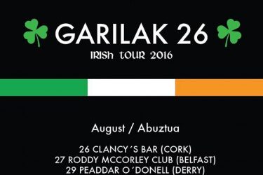 GARILAK 26 IRISH TOUR 2016
